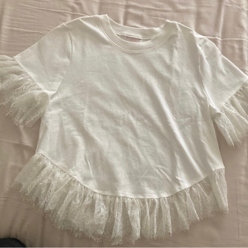 Cinq a sept feminine Lacey t shirt